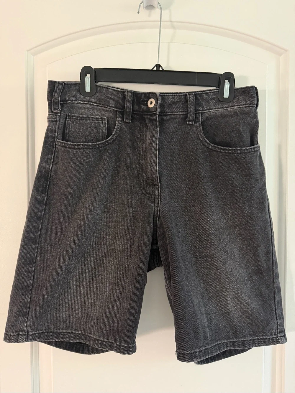 Women’s Black Denim Shorts